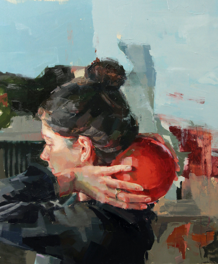 The Blind Spot Oil on panel 50 x 60cm 2019