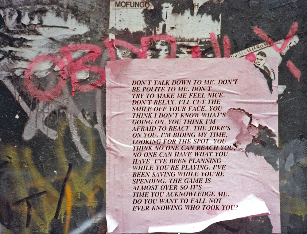 Jenny Holzer: Righteous Rage