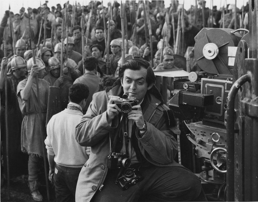 Kubrick on set of Spartacus