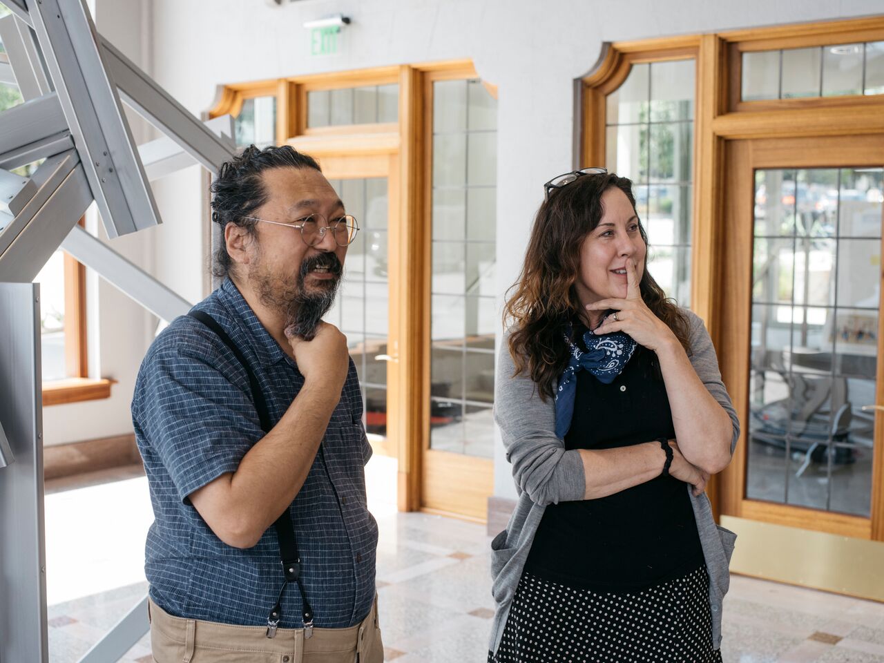 Takashi Murakami and Elisabeth Higgins O