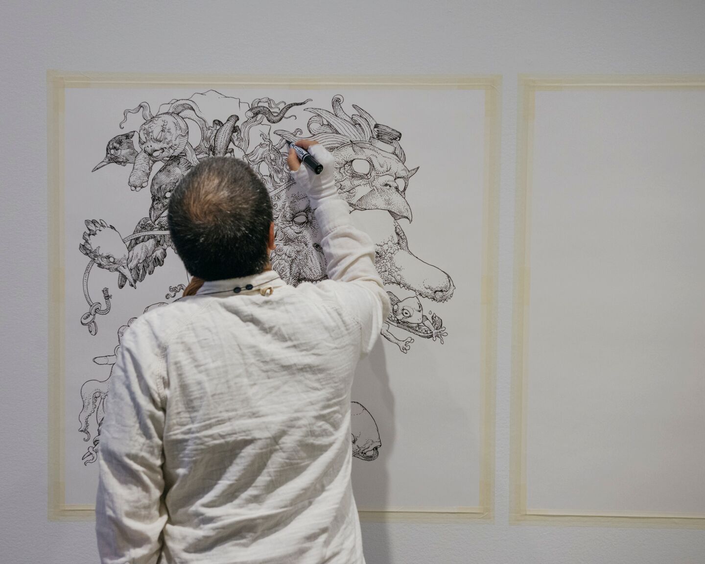 Katsuya Terada live drawing