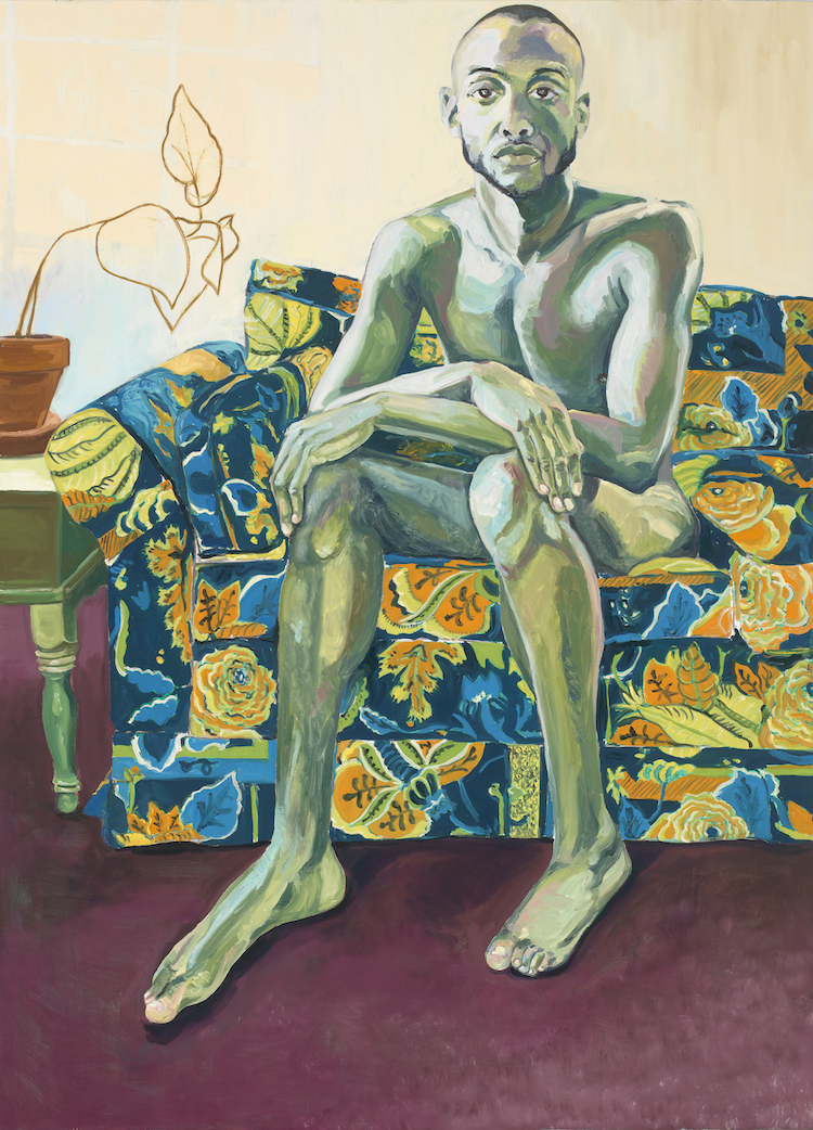 Jiréh, 2013. Oil on canvas, 72 x 52 in (182.9 x 132.1 cm). Collection Jody Robbins. Courtesy the artist and Casey Kaplan, New York 