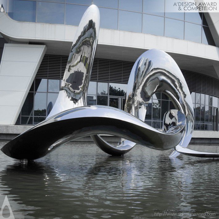 Flow With the Sprit of Water Public Art by Iutian Tsai