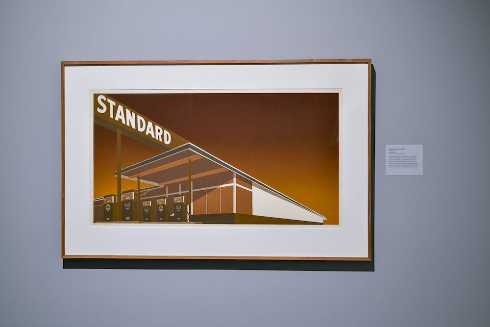 Installation view of Ed Ruscha: OKLA. © Ed Ruscha. Photo by Trayson Conner.