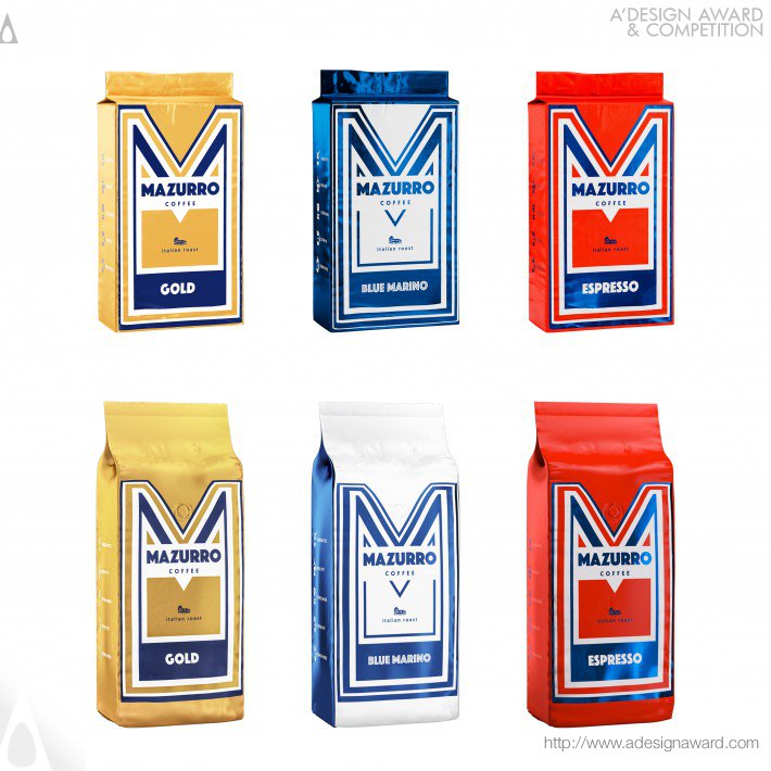 Mazurro Coffee Packaging by 19 Poludnik Agencja Reklamowa