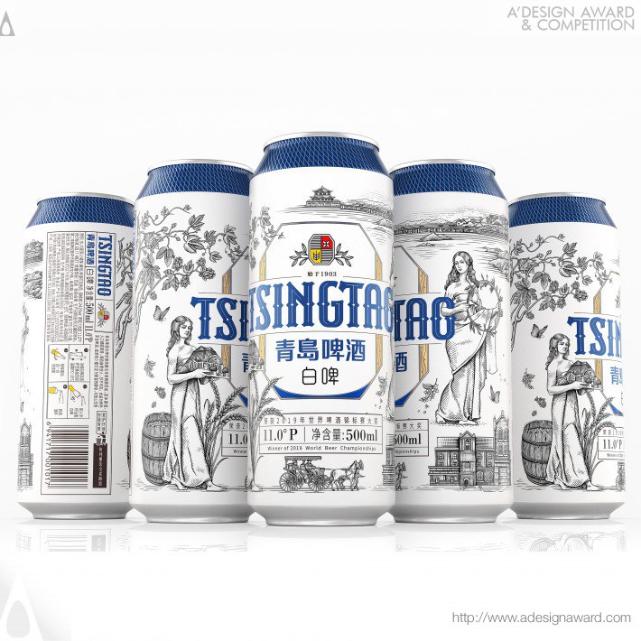 Tsingtao White Beer by Tiger Pan