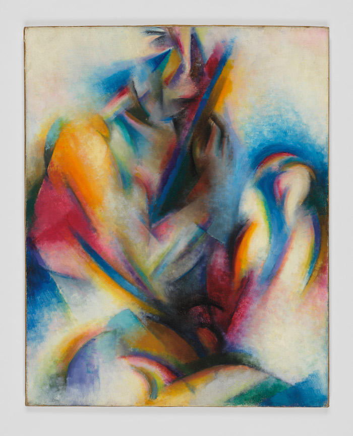 Stanton Macdonald-Wright, Synchromy in Blue, 1916. Oil on canvas, 30 1/8 × 24 1/8 in. (76.5 × 61.3 cm). Whitney Museum of American Art, New York; gift of the Kiley Family in memory of Erhard Weyhe 2021.155