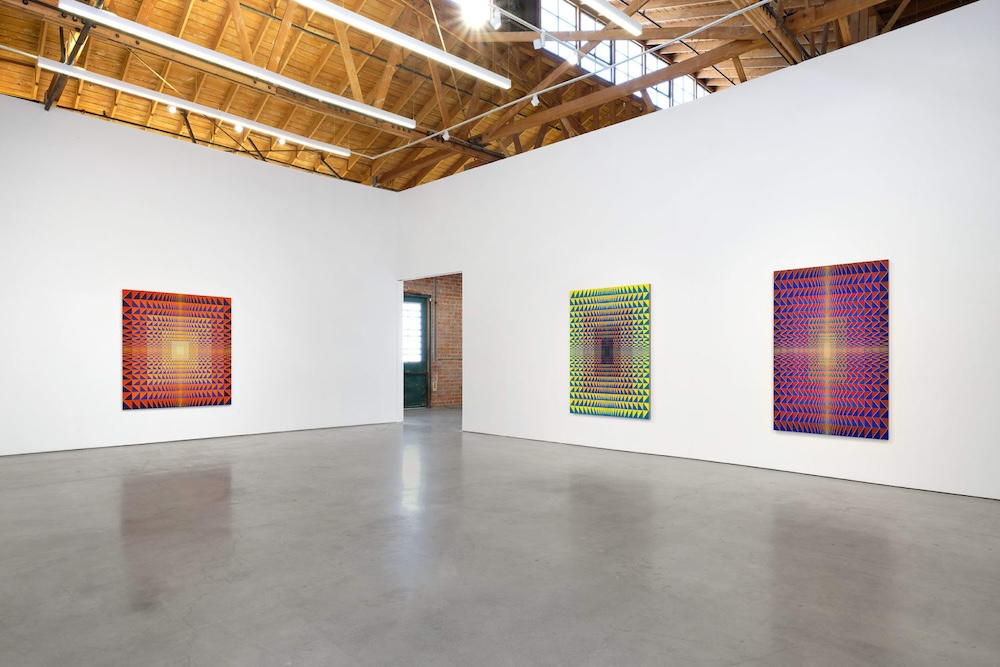 Installation view, Brooklin A. Soumahoro, The Open Window, François Ghebaly, Los Angeles, USA, September 7 – October 12, 2024. 