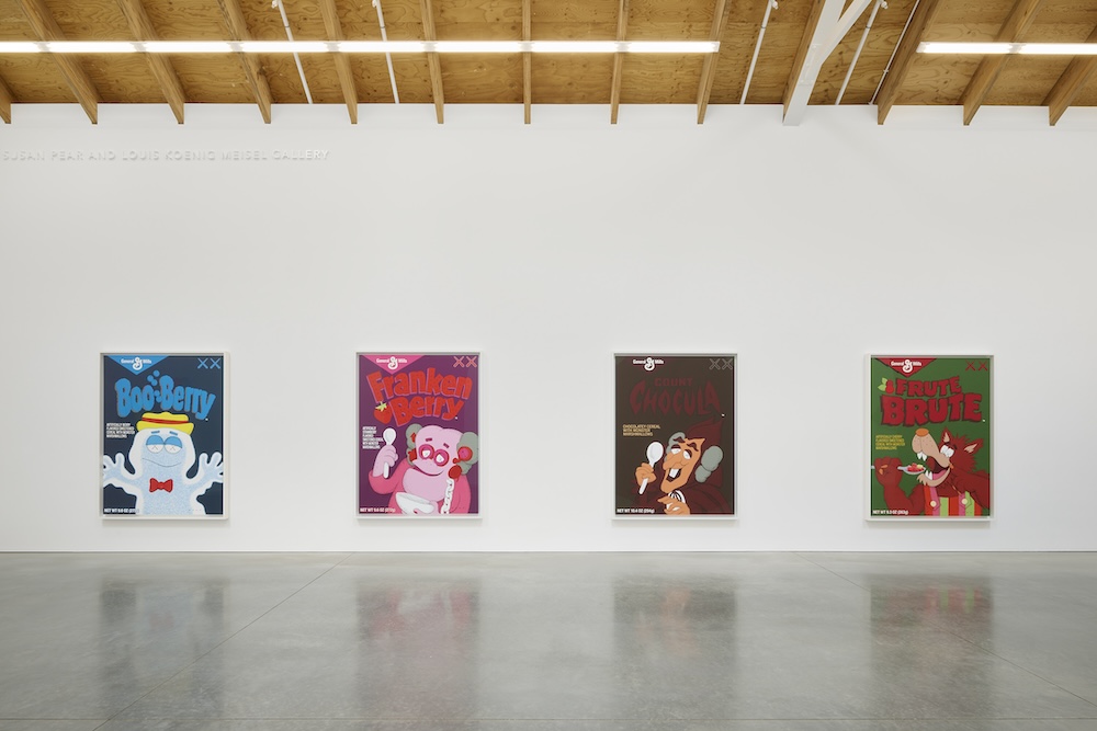 Installation view of KAWS: TIME OFF at the Parrish Art Museum, Water Mill, NY (July 14–October 13, 2024). Photo: Jason Schmidt.