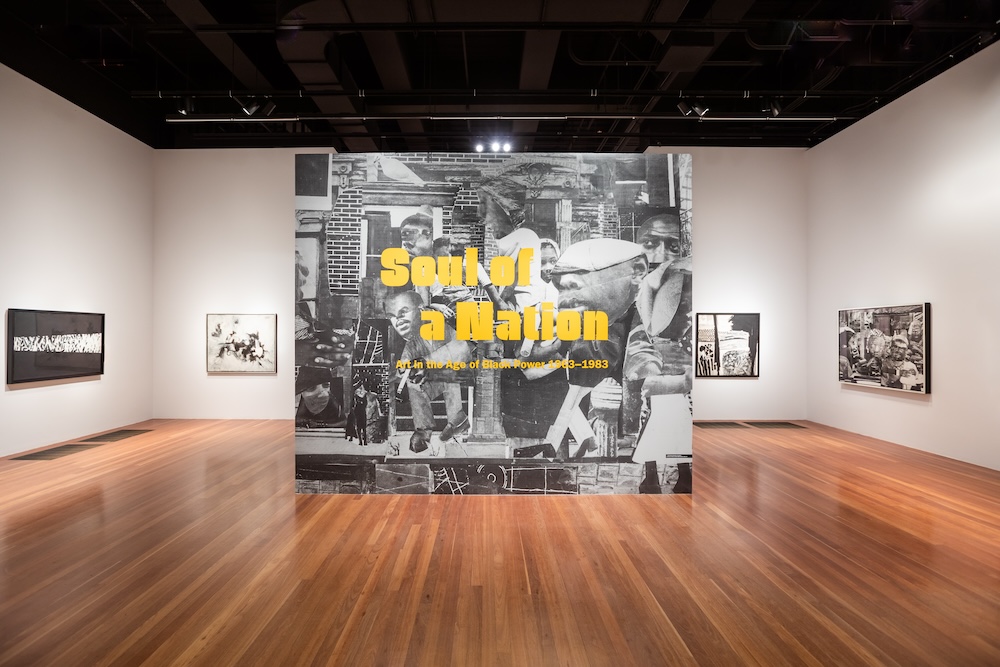 Installation view of Soul of a Nation: Art in the Age of Black Power 1963 – 1983, November 9, 2019 – March 15, 2020. Image courtesy of the Fine Arts Museums of San Francisco.