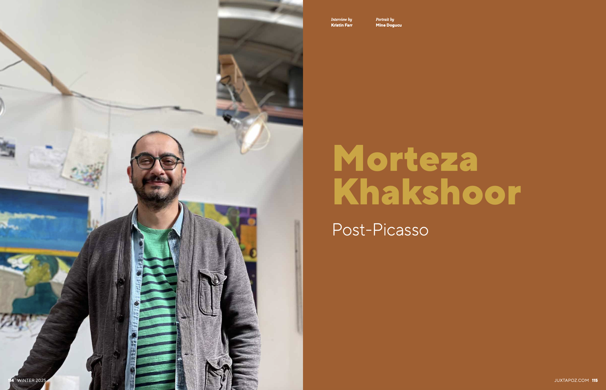 Morteza Khakshoor: Post-Picasso //  Interview by Kristin Farr, Portrait by Mine Dogucu