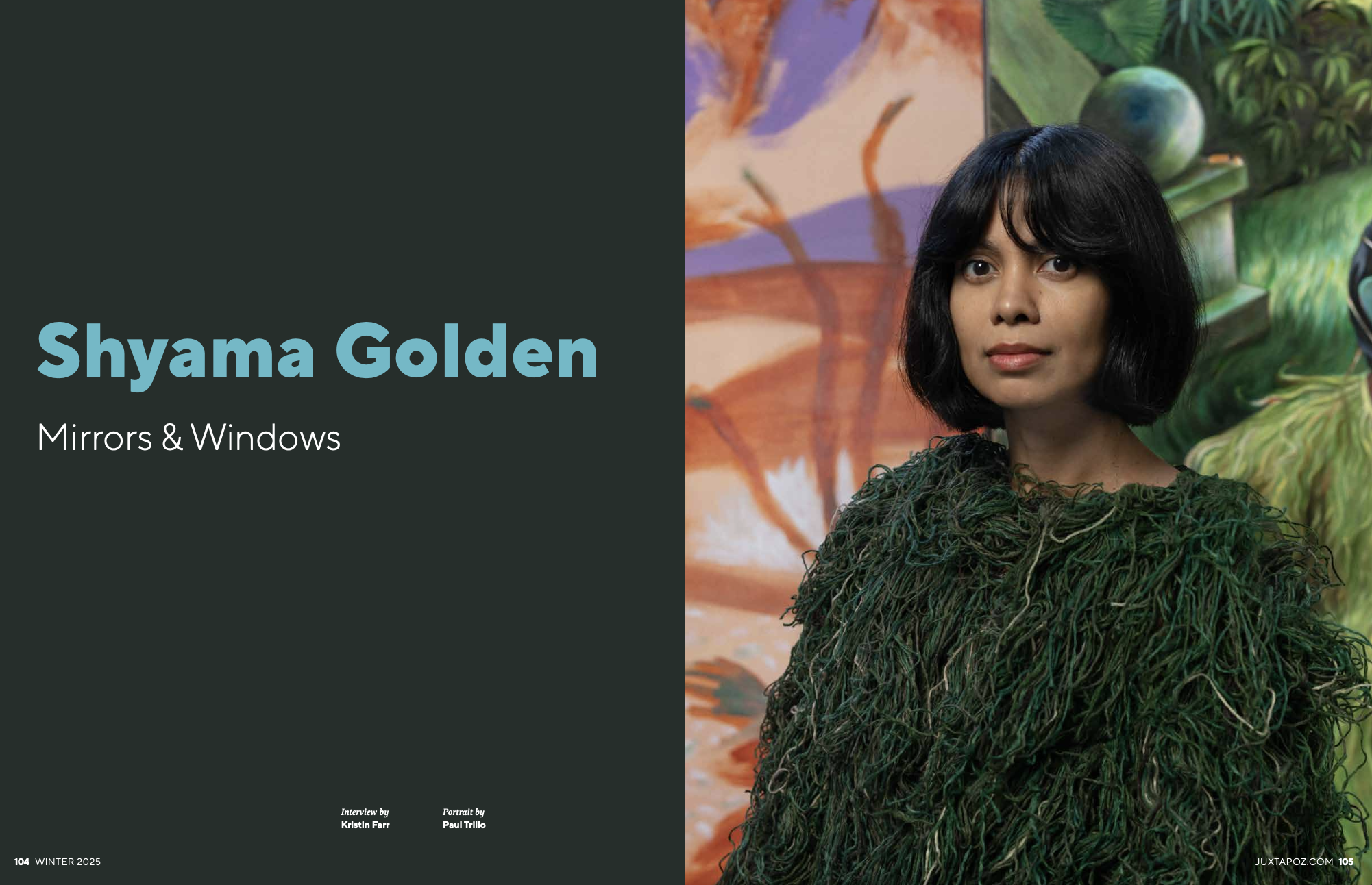 Shyama Golden: Mirrors and Windows // Interview by Kristin Farr, Portrait by Paul Trillo 