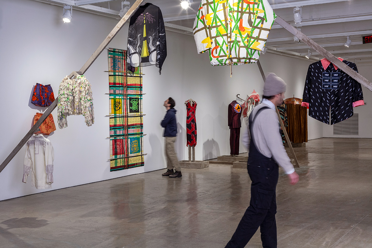 Soft/Cover (installation view). The Fabric Workshop and Museum, Philadelphia. Photo credit: Carlos Avendaño