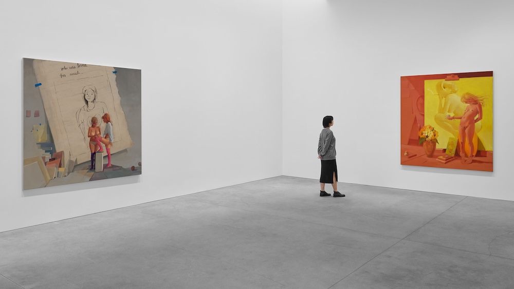 Installation view, Lisa Yuskavage, David Zwirner, Los Angeles, 2025