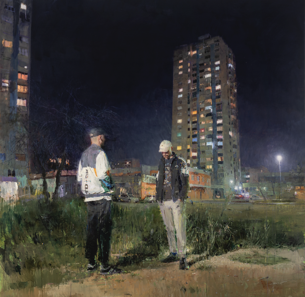 Wherever I May Roam, Oil on Canvas, 195cm x 195cm 