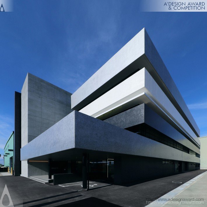 Embraced in Recycled Steel Office by Nobuaki Miyashita