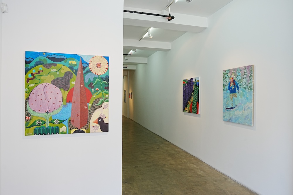 Installation views of "Arcadia"