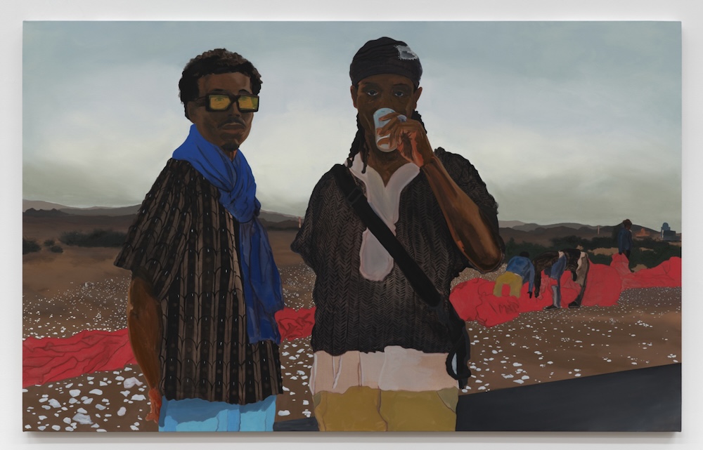 It Will Take Some Planning, 2025. Oil on linen, 60 × 90 in. (152.40 × 228.60 cm)