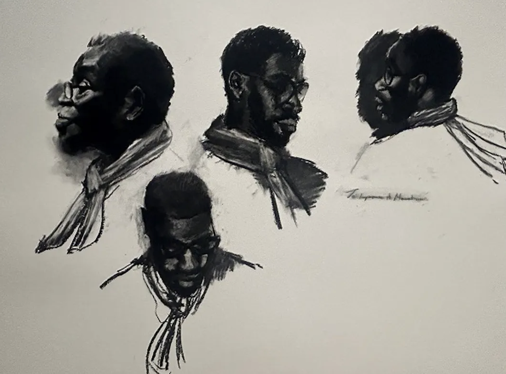Lynette Yiadom-Boakye, "To Improvise a Mountain," 2024, courtesy the artist