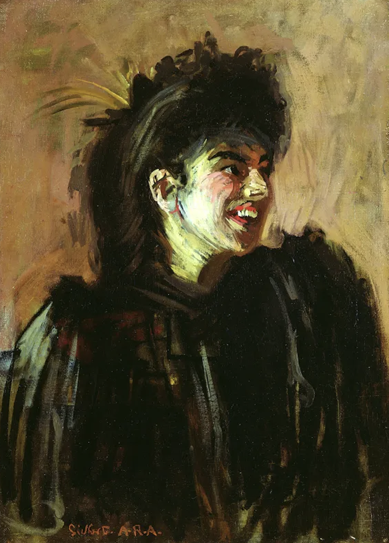 Walter Sickert, "The Blackbird of Paradise," 1896-98, courtesy Leeds Museums and Galleries