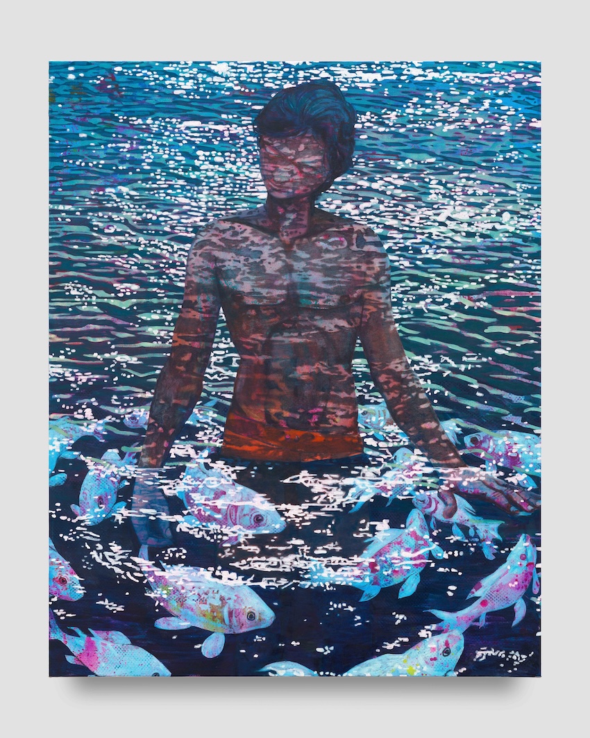 Memory Pool, 2025 Oil on canvas 150 × 120 cm 