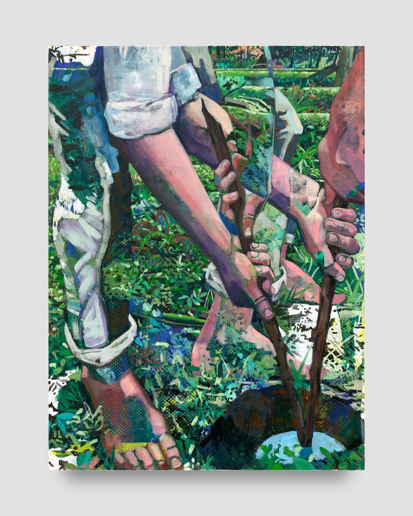 Forager, 2025 Oil on canvas 101.6 × 75.6 cm 