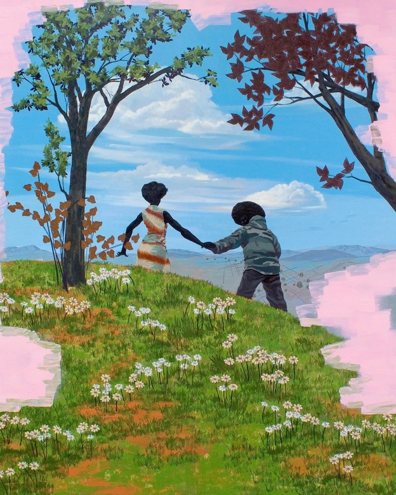 Vignette #13, 2008 Acrylic on PVC panel. 182.9 x 152.4 cm. Private collection. © Kerry James Marshall. Image courtesy of the artist and Jack Shainman Gallery, New York.