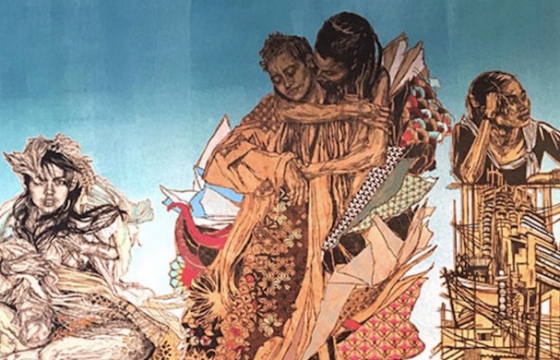 "Homecoming" - New Group Show by Swoon, Andrew Schoultz and Brendan Monroe @ Galerie LJ, Paris