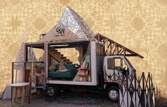 Swoon Teams with PBS on "The House Our Families Built" Traveling Diorama Sculpture