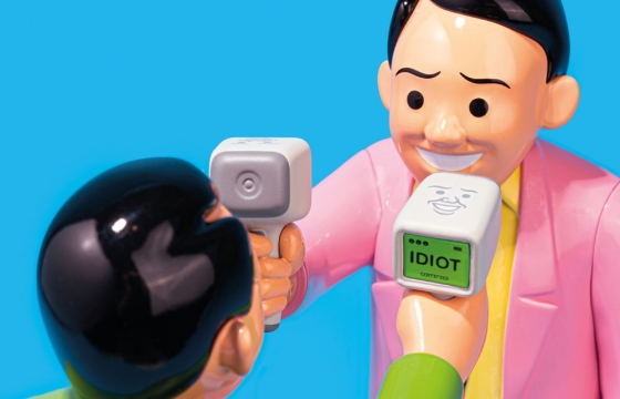 Joan Cornellà Gives Us All a Barometer with the  "IDIOTMETER MAN"