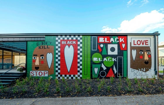 New Nina Chanel Abney Mural in Bentonville, Arkansas