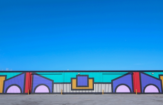 Camille Walala Adorns Bentonville's XNA Airport with “Ice and a Slice”