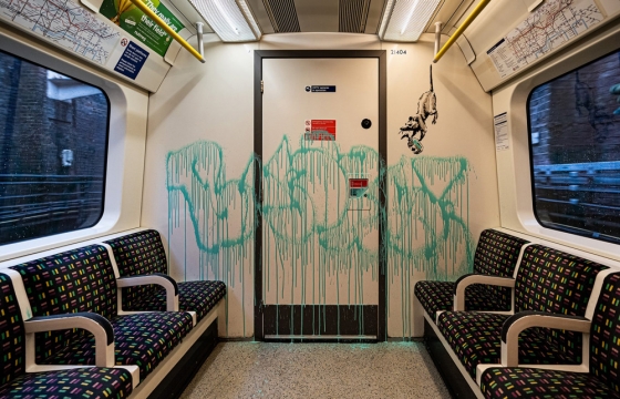 Banksy Returns with New Coronavirus Message on the London Underground and Channels Chumbawamba