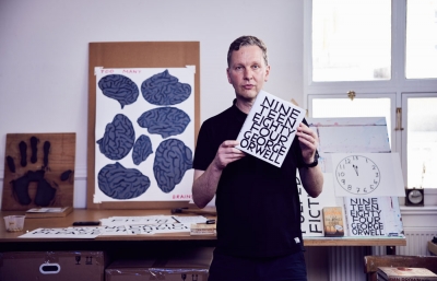 David Shrigley Turns "The Da Vinci Code" Into "1984" in His New Project, "Pulped Fiction" image