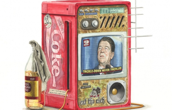 Reaganomics Killed America’s Middle Class: Alvaro Naddeo @ Thinkspace Projects, Los Angeles