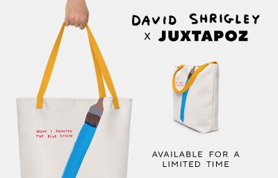 David Shrigley x Juxtapoz Tote Bag Exclusive Through the Summer image