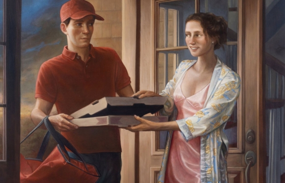 Pablo Barba Makes "Genre Paintings"